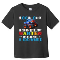 Look Out Kindergarten Here I Come Funny Monster Truck Toddler T-Shirt