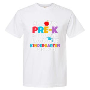 Look Out Kindergarten PreK Graduate Preschool Graduation Garment-Dyed Heavyweight T-Shirt