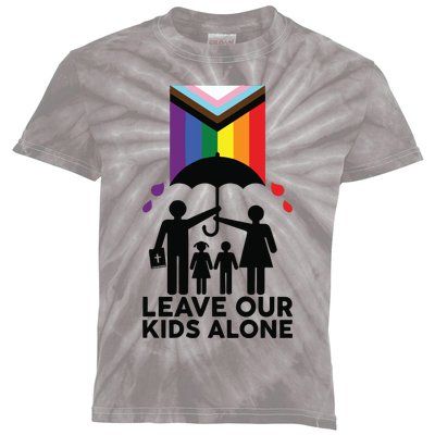 Leave Our Kids Alone Protect Our Children Kids Tie-Dye T-Shirt