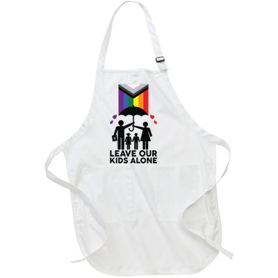 Leave Our Kids Alone Protect Our Children Full-Length Apron With Pockets