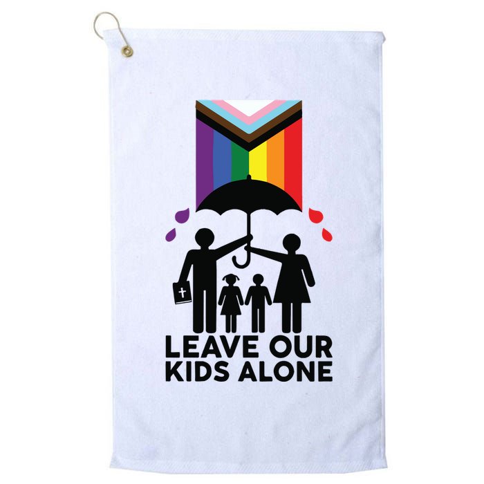 Leave Our Kids Alone Protect Our Children Platinum Collection Golf Towel