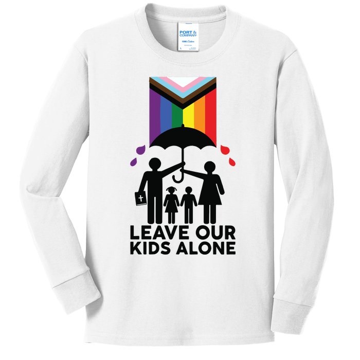 Leave Our Kids Alone Protect Our Children Kids Long Sleeve Shirt