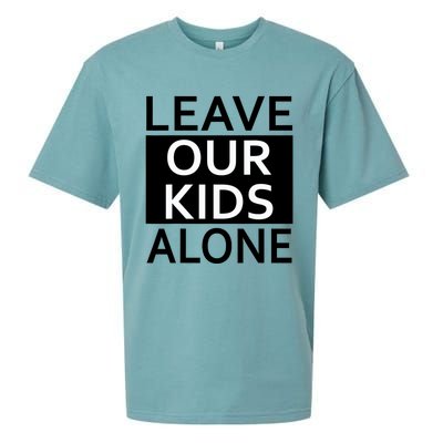 Leave Our Kids Alone Save The Children Protest Sueded Cloud Jersey T-Shirt