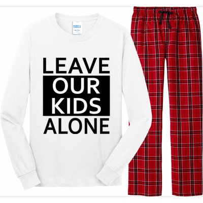 Leave Our Kids Alone Save The Children Protest Long Sleeve Pajama Set