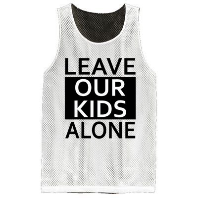 Leave Our Kids Alone Save The Children Protest Mesh Reversible Basketball Jersey Tank