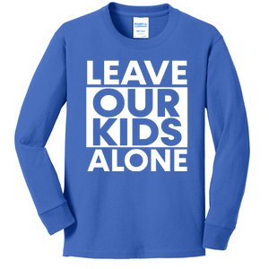 Leave Our Kids Alone Save The Children Protest Kids Long Sleeve Shirt