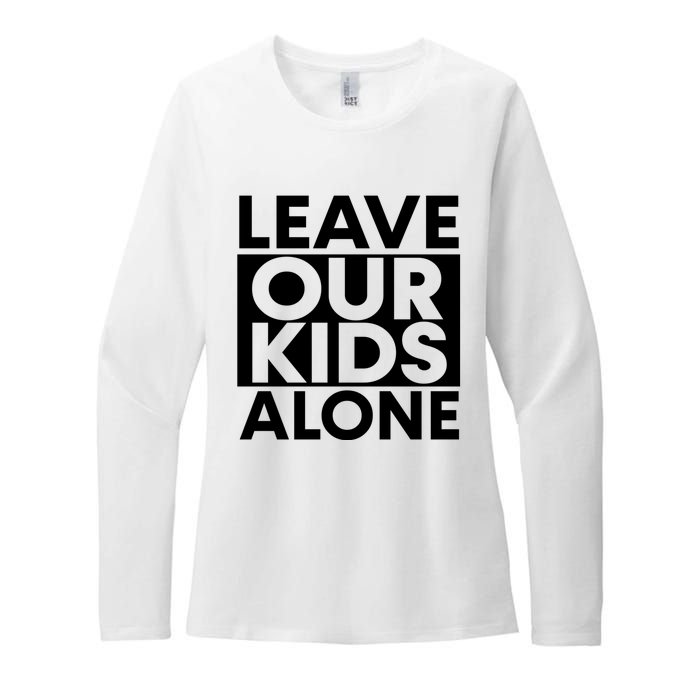 Leave Our Kids Alone Save The Children Protest Womens CVC Long Sleeve Shirt