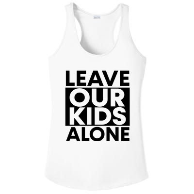 Leave Our Kids Alone Save The Children Protest Ladies PosiCharge Competitor Racerback Tank