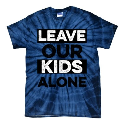 Leave Our Kids Alone Vintage USA Flag Tee Tie-Dye T-Shirt