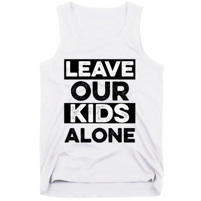 Leave Our Kids Alone Vintage USA Flag Tee Tank Top