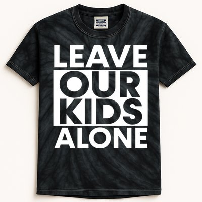 Leave Our Kids Alone Vintage USA Flag Tee Kids Tie-Dye T-Shirt