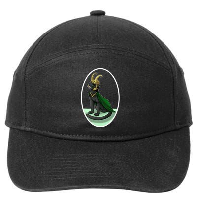 Lokikitty 7-Panel Snapback Hat