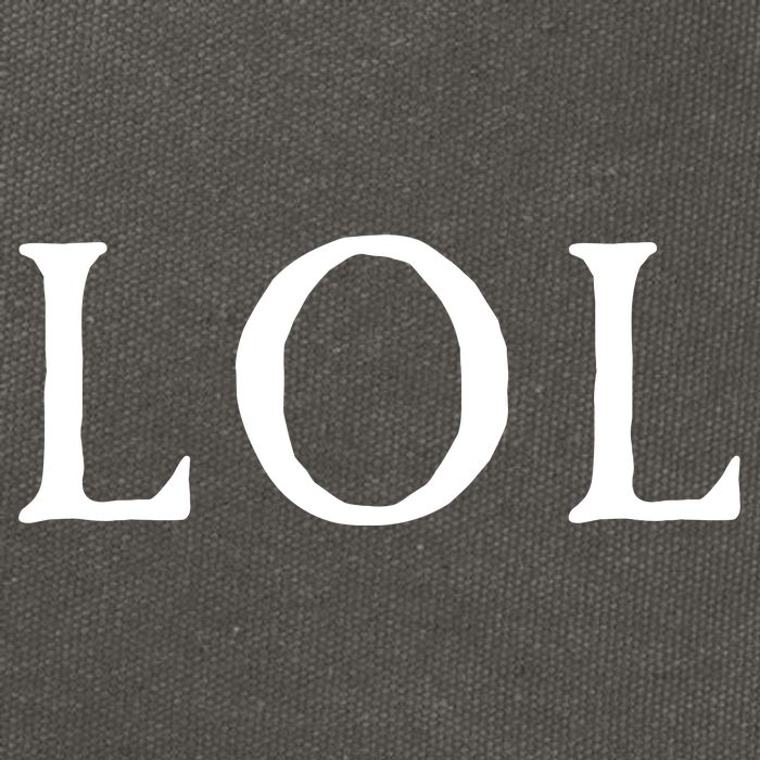 LOL Laugh Out Loud Cotton Canvas Backpack