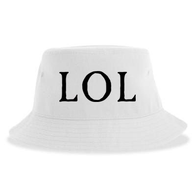 LOL Laugh Out Loud Sustainable Bucket Hat