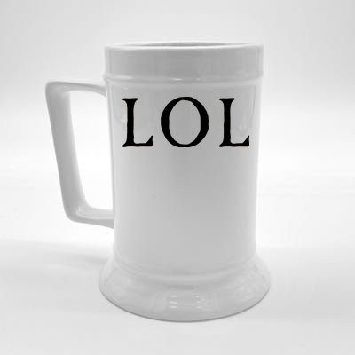 LOL Laugh Out Loud Beer Stein