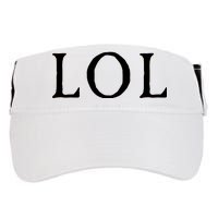 LOL Laugh Out Loud Adult Drive Performance Visor