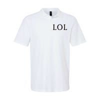 LOL Laugh Out Loud Softstyle Adult Sport Polo