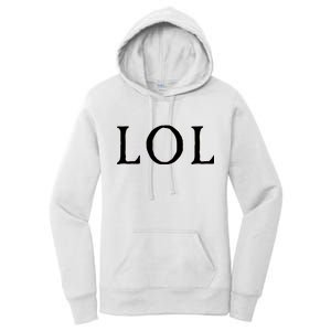 LOL Laugh Out Loud Women's Pullover Hoodie