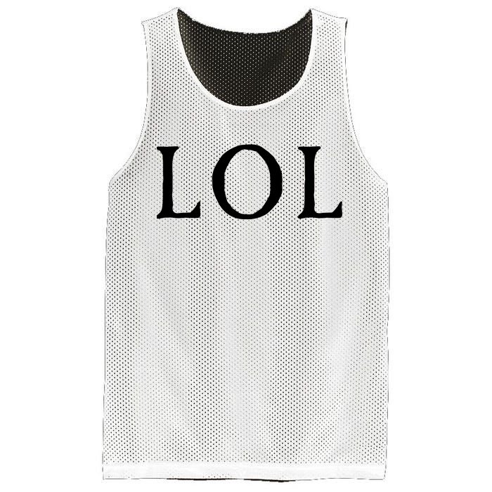 LOL Laugh Out Loud Mesh Reversible Basketball Jersey Tank