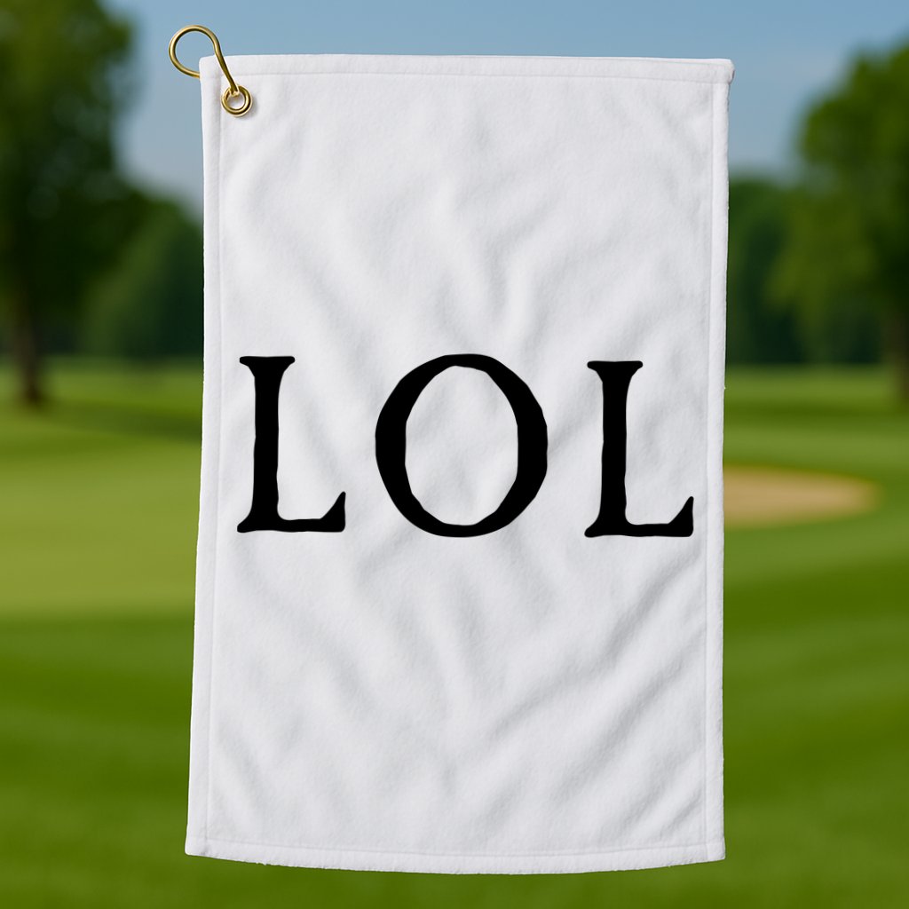 LOL Laugh Out Loud Golf Towel