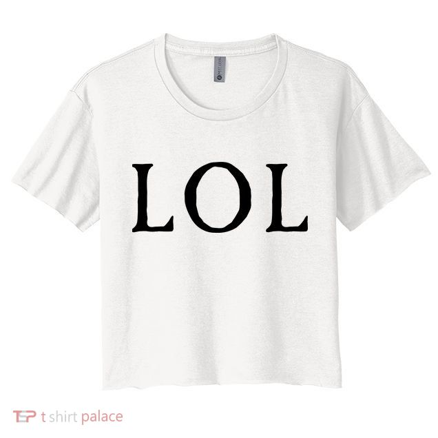 LOL Laugh Out Loud Crop Top