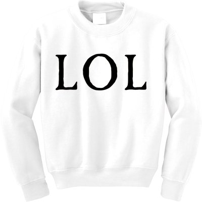 LOL Laugh Out Loud Kids Sweatshirt