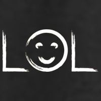 LOL Smiley Face Emoji 7 Panel Mesh Trucker Snapback Hat