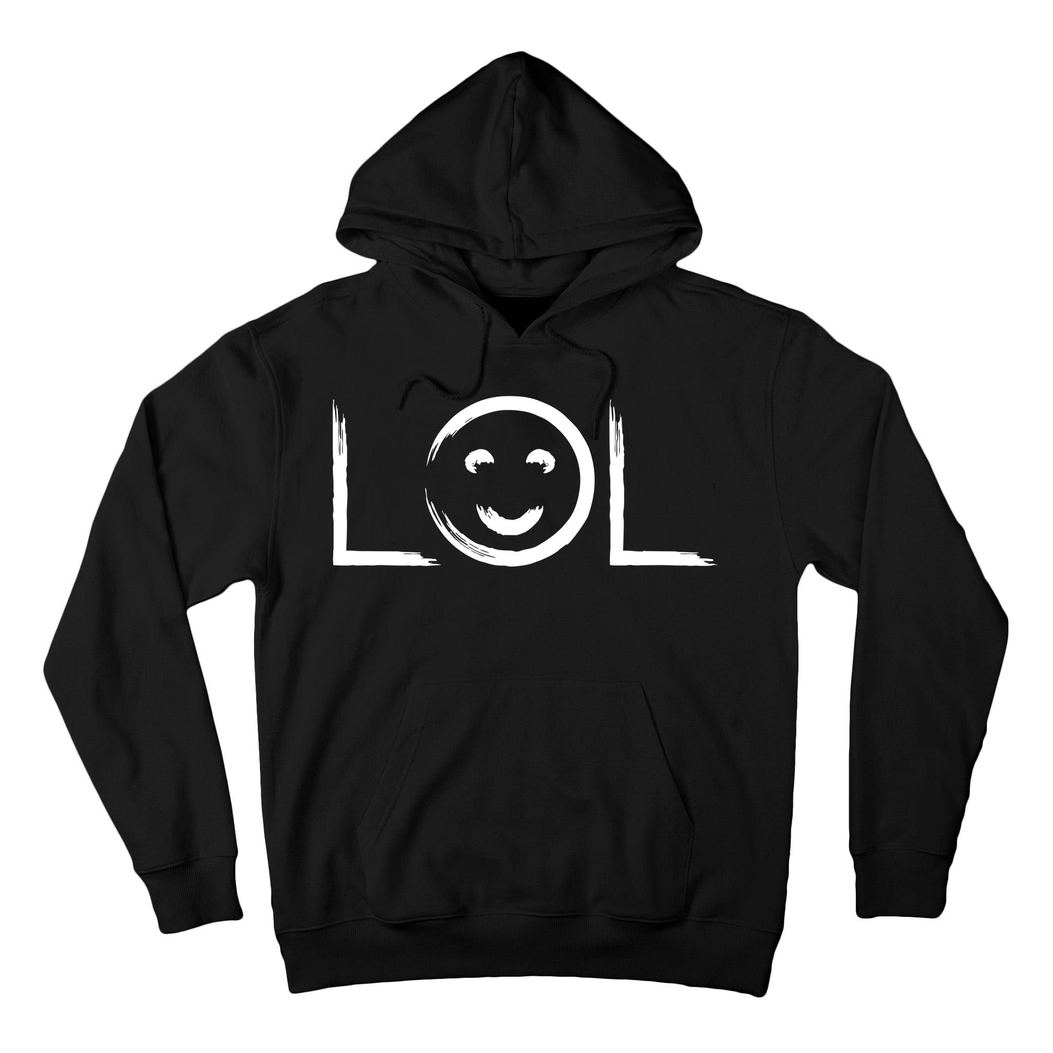 LOL Smiley Face Emoji Tall Hoodie