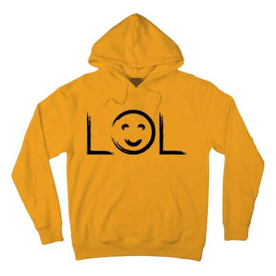 LOL Smiley Face Emoji Hoodie