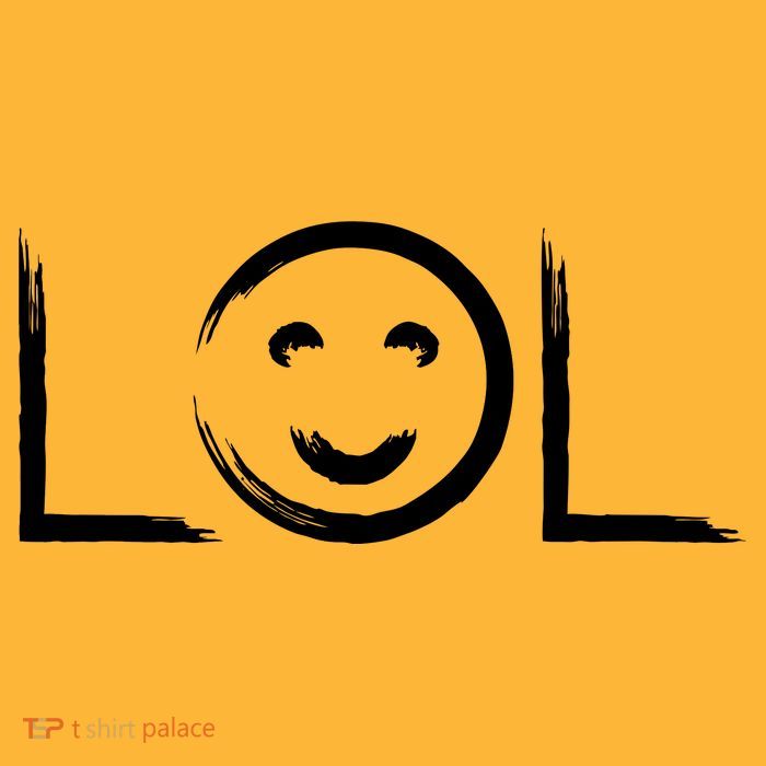 LOL Smiley Face Emoji T-Shirt
