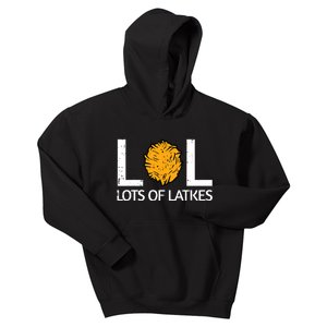 Lots Of Latkes Funny Jew Hanukkah Chanukah  Kids Hoodie