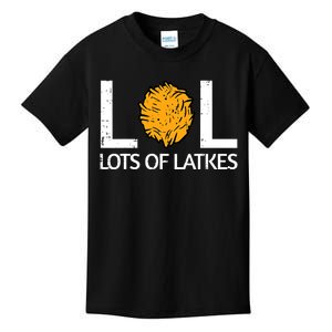 Lots Of Latkes Funny Jew Hanukkah Chanukah  Kids T-Shirt