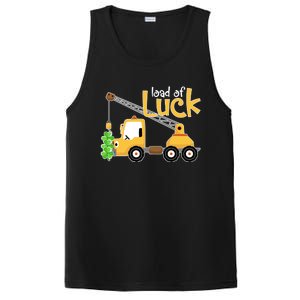 Loads Of Luck Shamrock Funny Truck Saint Patricks Day PosiCharge Competitor Tank