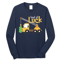 Loads Of Luck Shamrock Funny Truck Saint Patricks Day Long Sleeve Shirt