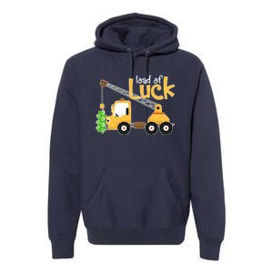 Loads Of Luck Shamrock Funny Truck Saint Patricks Day Premium Hoodie