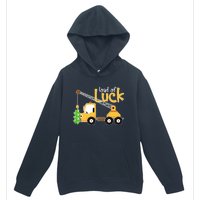 Loads Of Luck Shamrock Funny Truck Saint Patricks Day Urban Pullover Hoodie