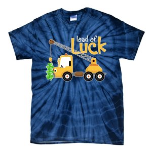 Loads Of Luck Shamrock Funny Truck Saint Patricks Day Tie-Dye T-Shirt