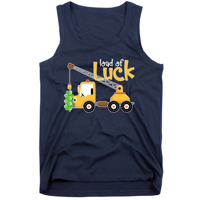 Loads Of Luck Shamrock Funny Truck Saint Patricks Day Tank Top