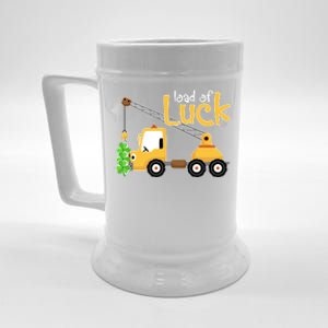 Loads Of Luck Shamrock Funny Truck Saint Patricks Day Beer Stein