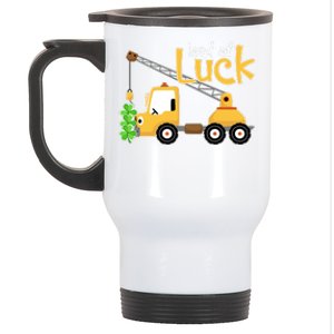 Loads Of Luck Shamrock Funny Truck Saint Patricks Day Stainless Steel Travel Mug