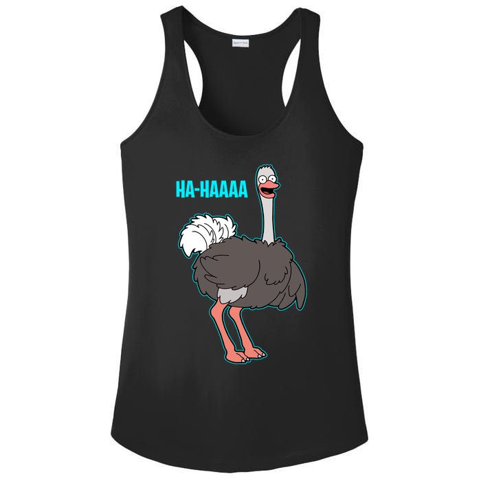 LAUGHING OSTRICH Ladies PosiCharge Competitor Racerback Tank