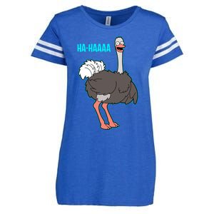 LAUGHING OSTRICH Enza Ladies Jersey Football T-Shirt