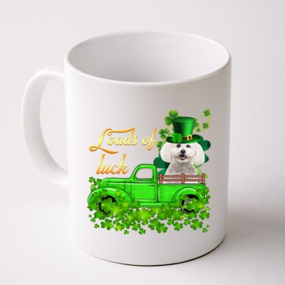 Loads Of Luck Truck Bichon Frise St Patrick's Day Cute Gift Coffee Mug