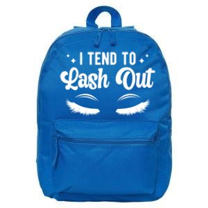 Lash Out Lash Tech Lash Technician Gift 16 in Basic Backpack