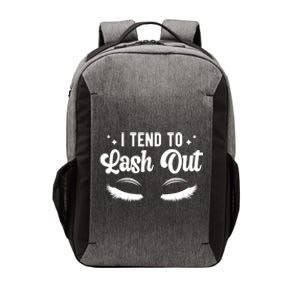 Lash Out Lash Tech Lash Technician Gift Vector Backpack