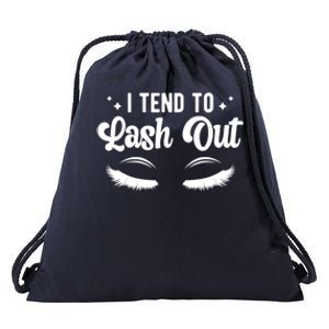 Lash Out Lash Tech Lash Technician Gift Drawstring Bag