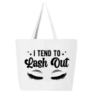 Lash Out Lash Tech Lash Technician Gift 25L Jumbo Tote