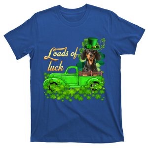 Loads Of Luck Truck Dachshund St Patrick's Day Gift T-Shirt