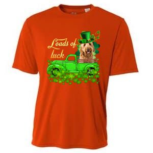 Loads Of Luck Truck Goldendoodle St Patrick's Day Gift Cooling Performance Crew T-Shirt