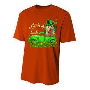 Loads Of Luck Truck Goldendoodle St Patrick's Day Gift Performance Sprint T-Shirt